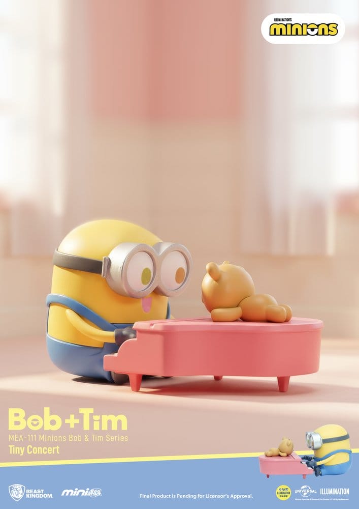 Minions Figuras Mini Egg Attack Blind Box Minions bob & tim series 9 cm (6)