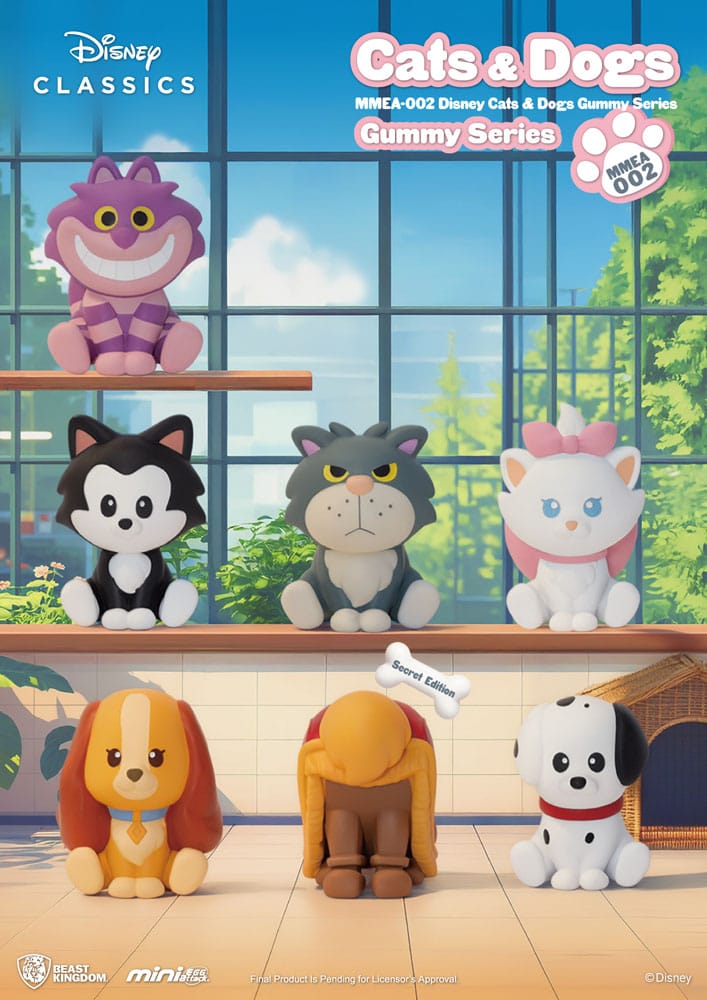 Disney Cats & Dogs Figuras Mini Egg Attack Blind Box Gummy Series 3 cm (24)