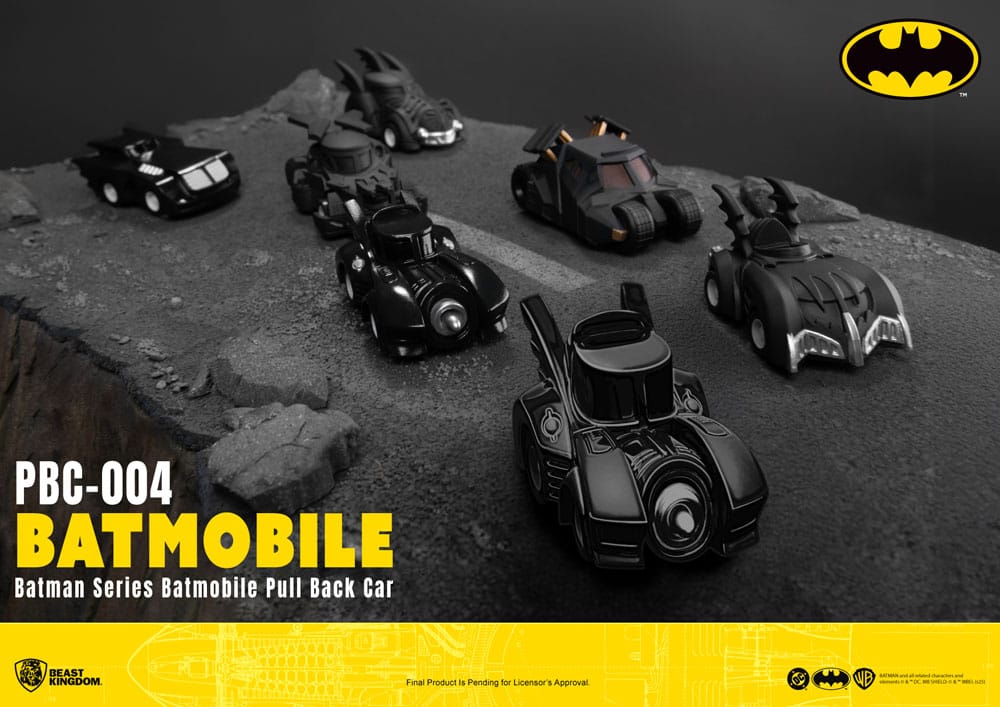 Batman Pull Back Car Series Pack de 6 Coches de Cuerda Blind Box