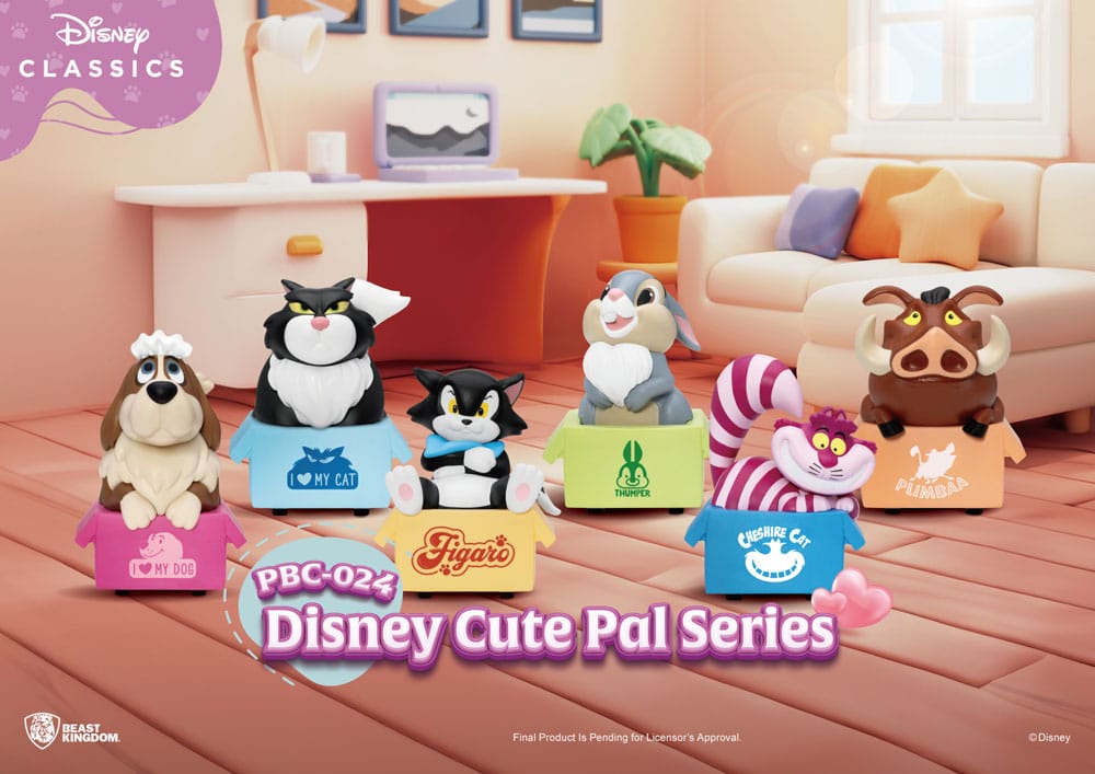 Disney Serie Coche con retroceso Blind Box Cute Pal (6) 5 cm - Z POP Toys