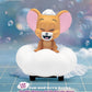 Tom & Jerry Pull Back Car Series Pack de 6 Coches de Cuerda Bath Time Blind Box - Z POP Toys
