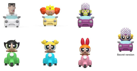 The Powerpuff Girls Pull Back Car Blind Box Blind Box 5 cm Sortiment (6)