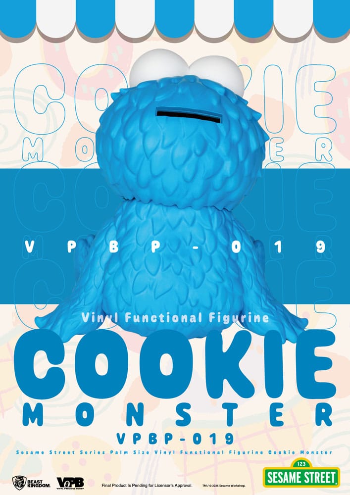 Sesame Street Vinyl huchas Cookie Monster 12 cm - Z POP Toys