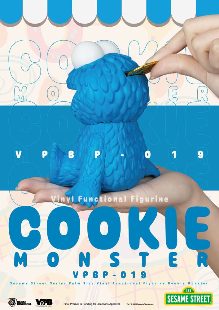 Sesame Street Vinyl huchas Cookie Monster 12 cm - Z POP Toys