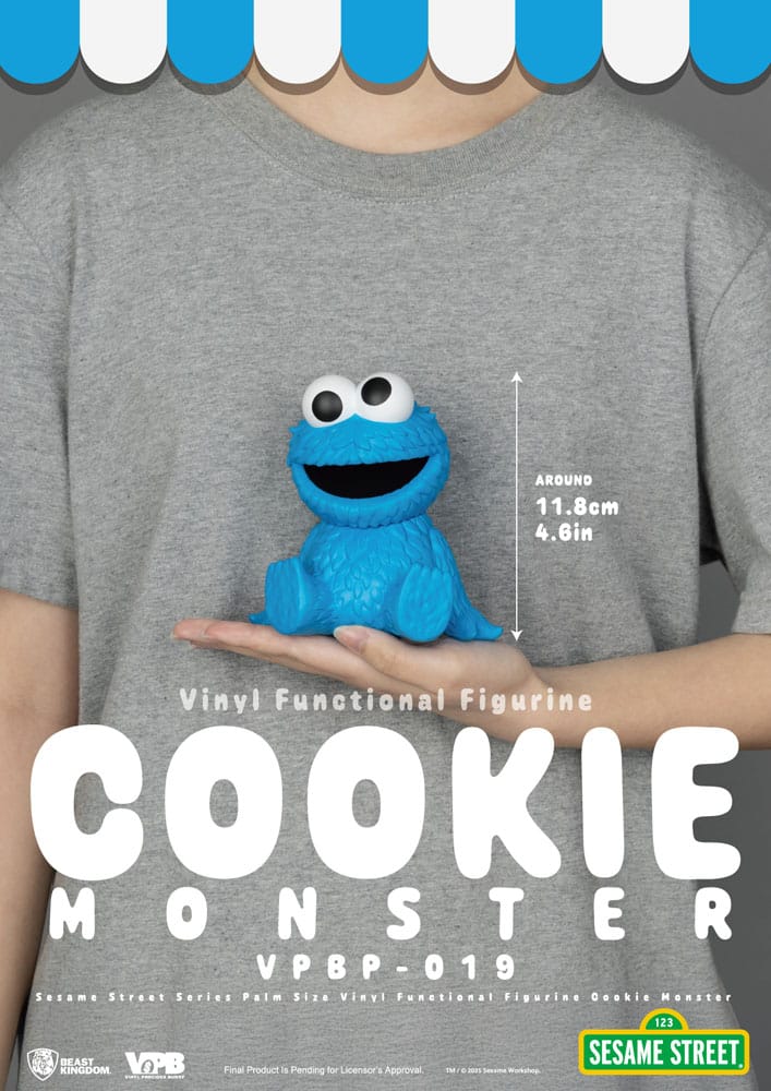 Sesame Street Vinyl huchas Cookie Monster 12 cm - Z POP Toys