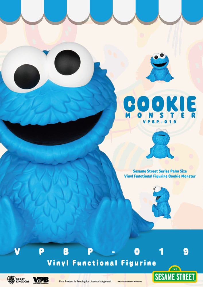 Sesame Street Vinyl huchas Cookie Monster 12 cm - Z POP Toys