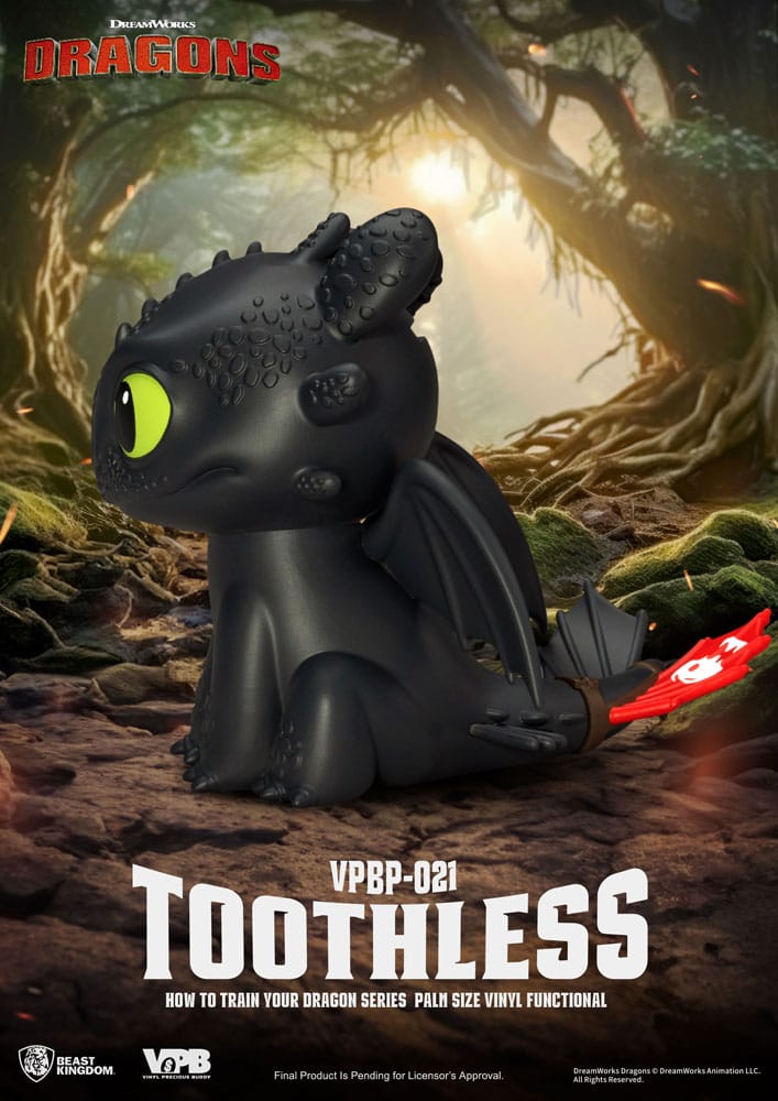 Cómo entrenar a tu dragón Vinyl huchas Desdentao 12 cm - Z POP Toys