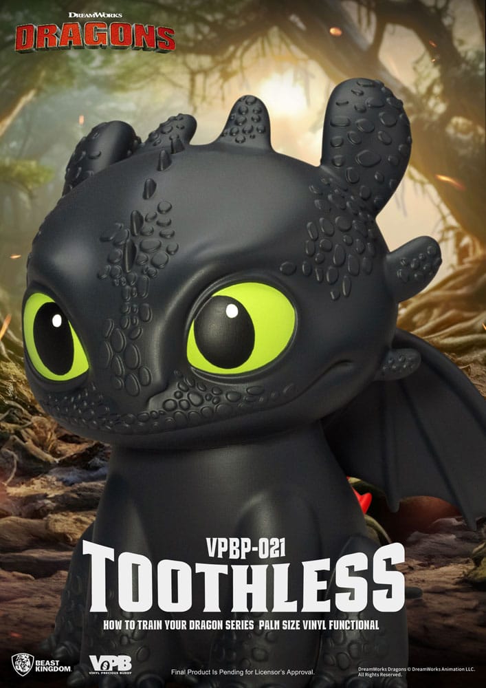 Cómo entrenar a tu dragón Vinyl huchas Desdentao 12 cm - Z POP Toys