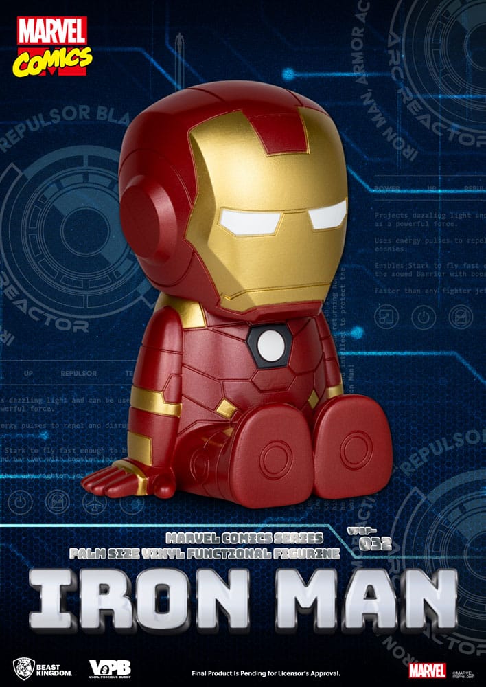 Classic Marvel Comics Vinyl huchas Iron-man 12 cm - Z POP Toys