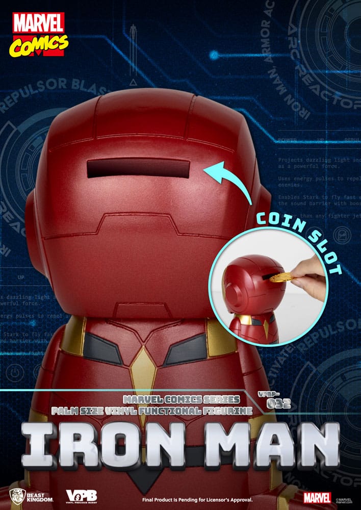Classic Marvel Comics Vinyl huchas Iron-man 12 cm - Z POP Toys