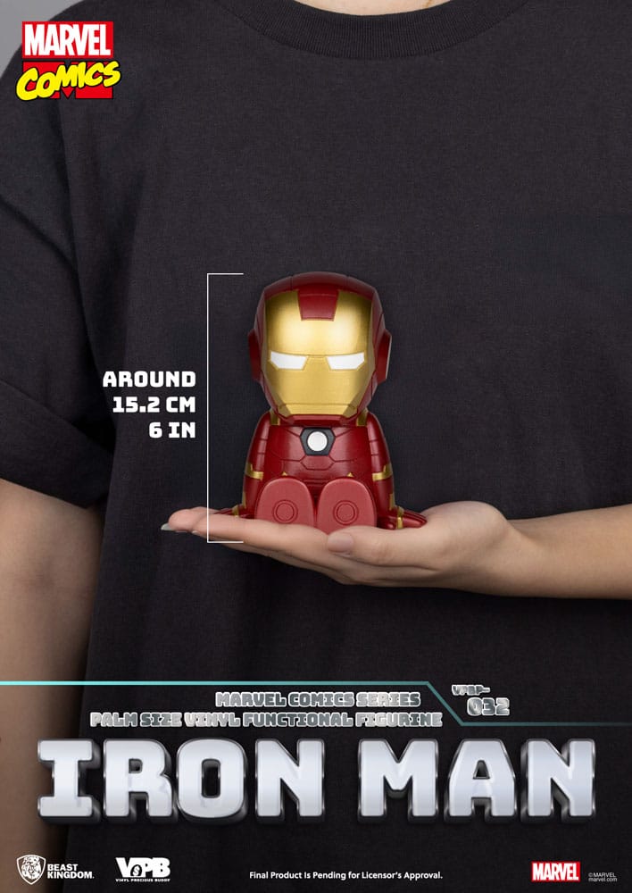 Classic Marvel Comics Vinyl huchas Iron-man 12 cm - Z POP Toys