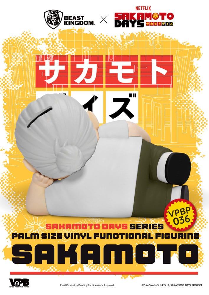 Sakamoto Days Vinyl huchas Taro Sakamoto 14 cm - Z POP Toys