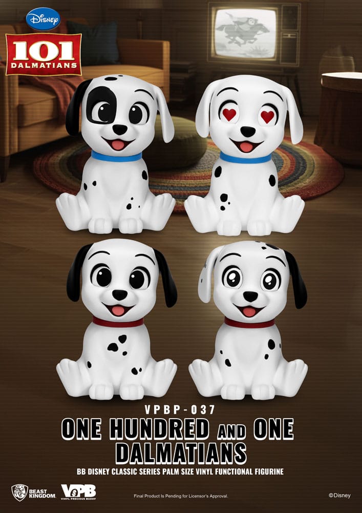 Disney: Classic Vinyl huchas One Hundred and One Dalmatians (4) 12 cm - Z POP Toys