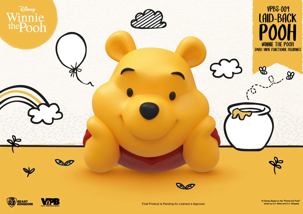 Winnie The Pooh Piggy Vinyl Relajado Winnie 26 cm