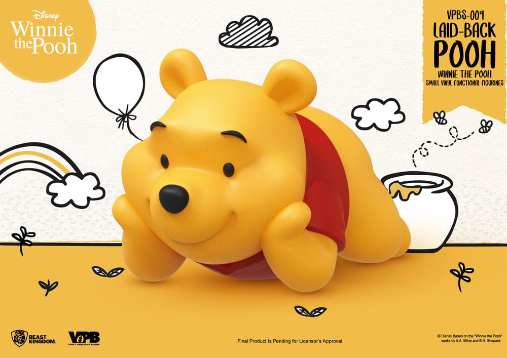 Winnie The Pooh Piggy Vinyl Relajado Winnie 26 cm