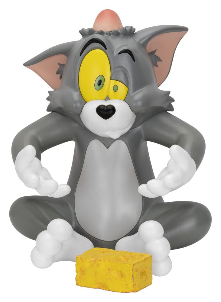 Tom y Jerry Vinilo Hucha Small Series Tom-Cheese Trap! 25 cm