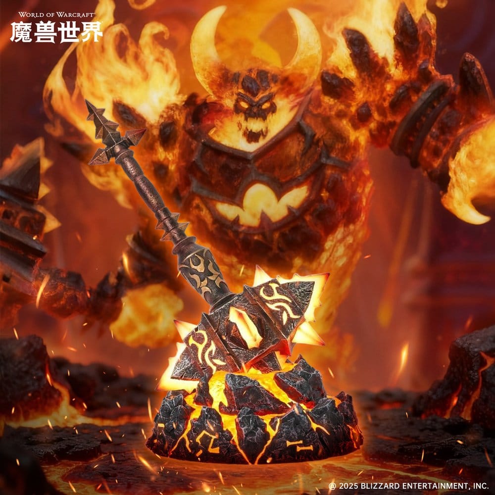 World of Warcraft Réplica Sulfuras, Hand of Ragnaros 25 cm