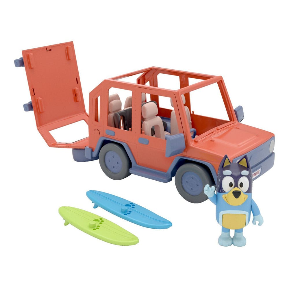 Bluey Figura con Vehículo Bluey Family Cruiser