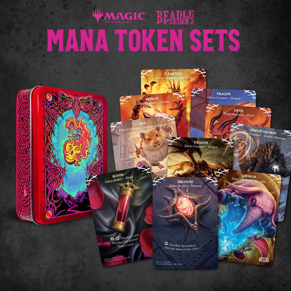 Magic the Gathering Dice and Token Pack Red Mana - Z POP Toys