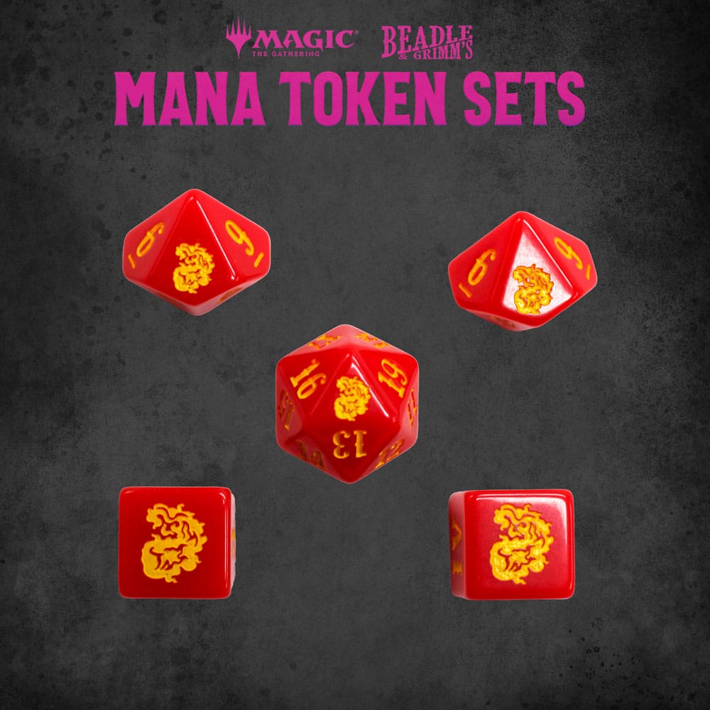 Magic the Gathering Dice and Token Pack Red Mana - Z POP Toys