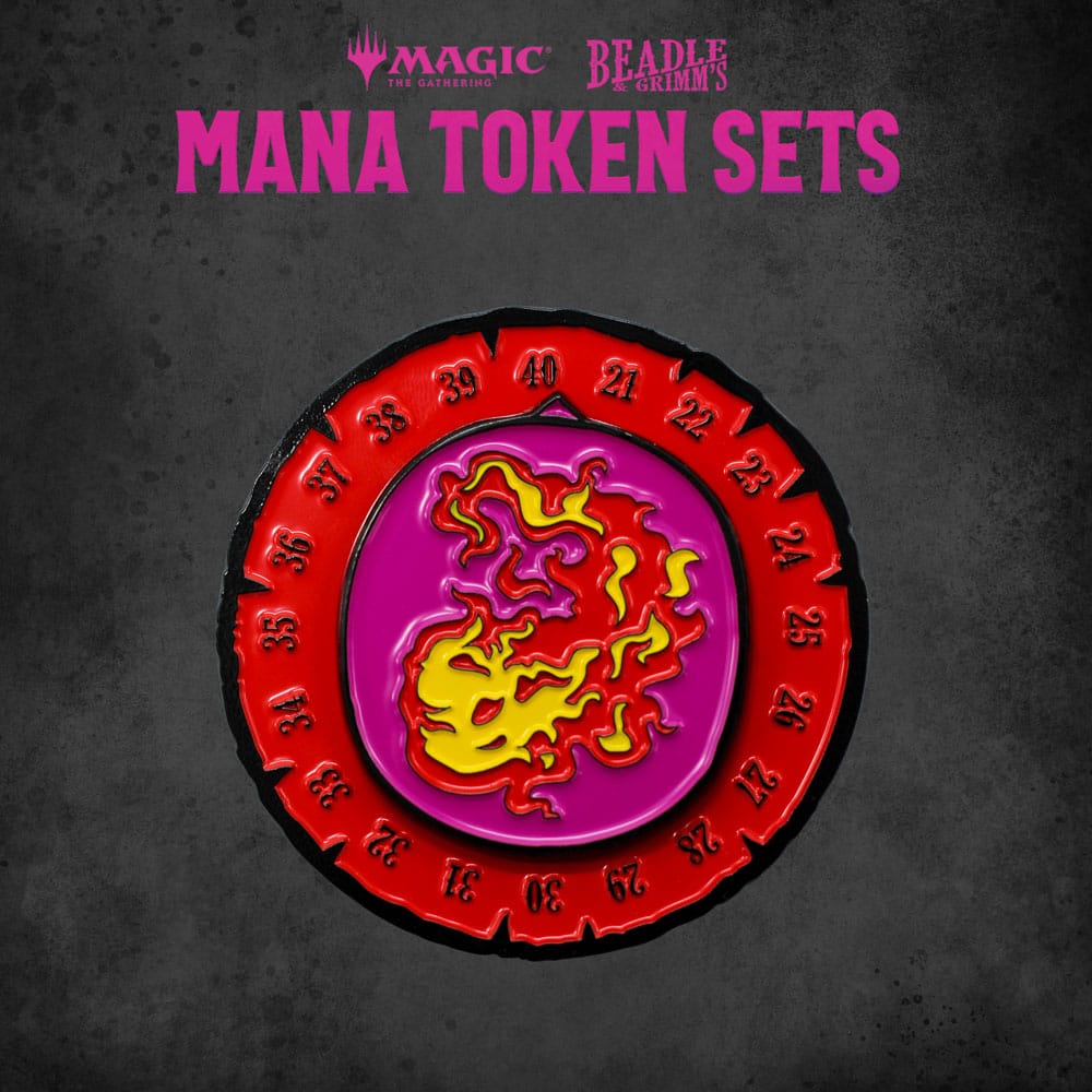 Magic the Gathering Dice and Token Pack Red Mana - Z POP Toys