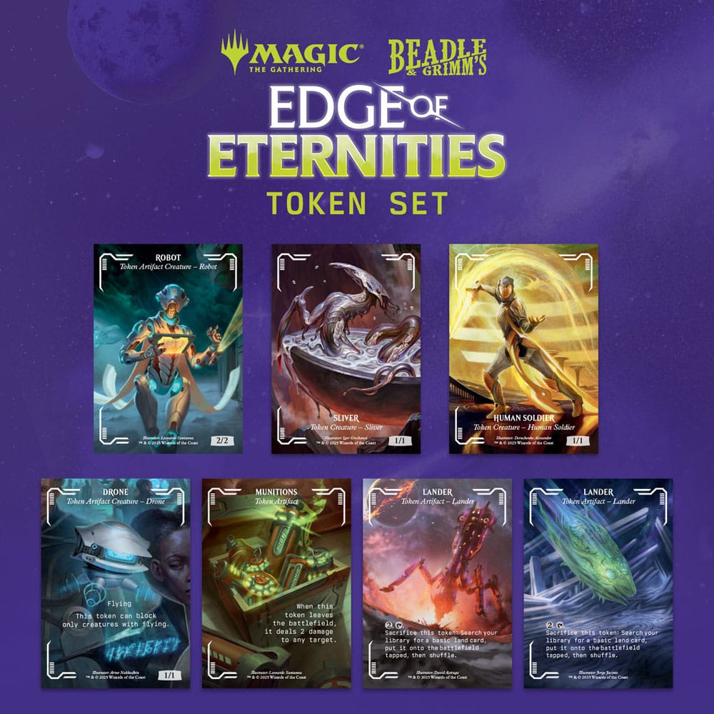 Magic the Gathering Dice and Token Pack Edge of Eternities *Inglés* - Z POP Toys