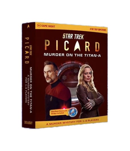 Star Trek Picard Murder Mystery Game Murder on the Titan-A  *Edición Inglés* - Z POP Toys
