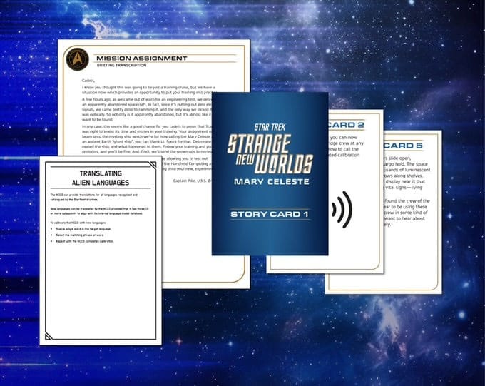 Star Trek: Nuevos y extraños mundos Escape Room Game Mary Celeste   *Edición Inglés*