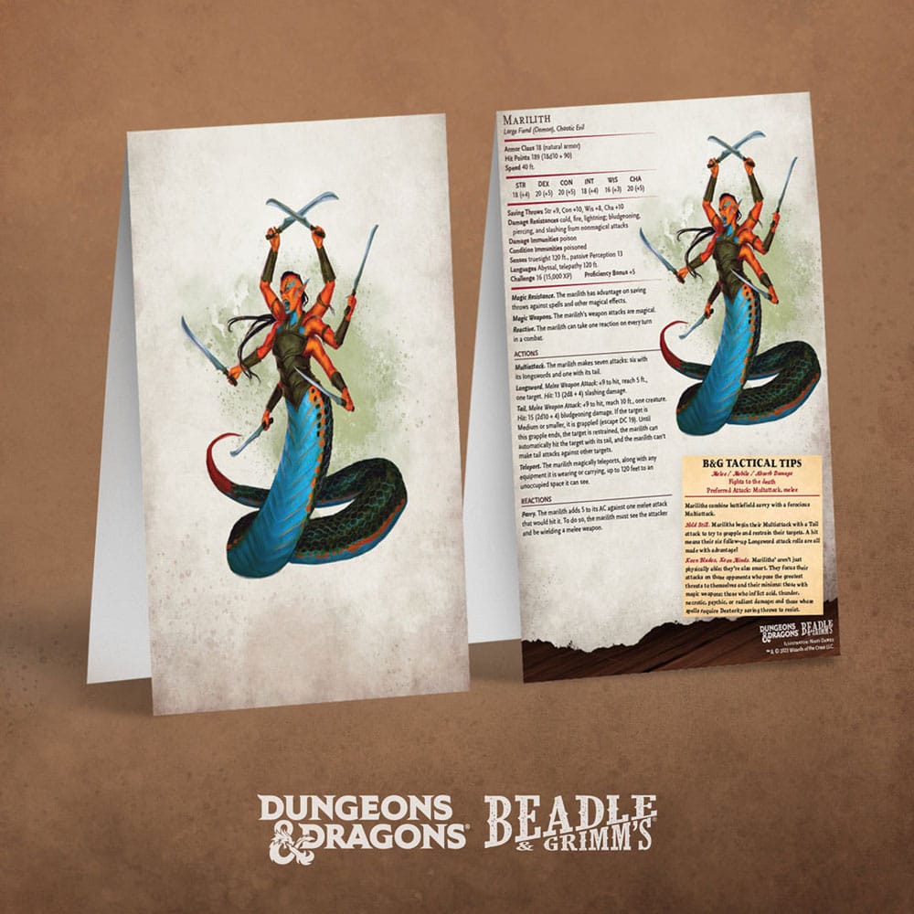 Dungeons & Dragons RPG Cartas de Encuentro Challenge Rating 7+: Pack 1 *Inglés* - Z POP Toys