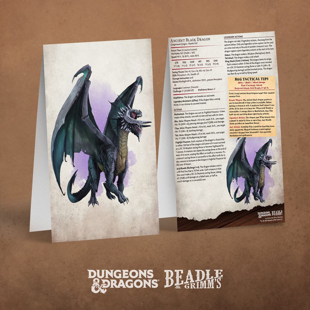 Dungeons & Dragons RPG Cartas de Encuentro Challenge Rating 7+: Pack 2 *Inglés* - Z POP Toys