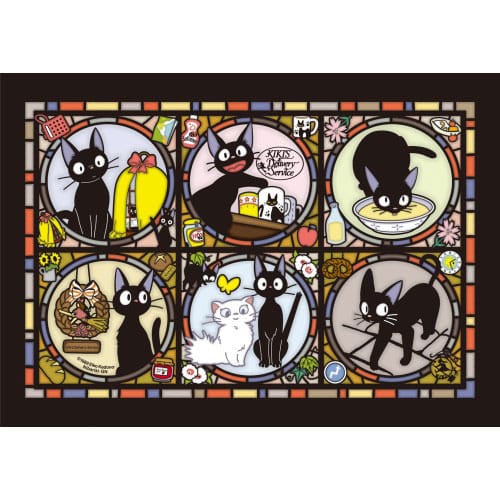 Nicky, la aprendiz de bruja Puzzle Acrílico Stained Glass Jiji's everyday