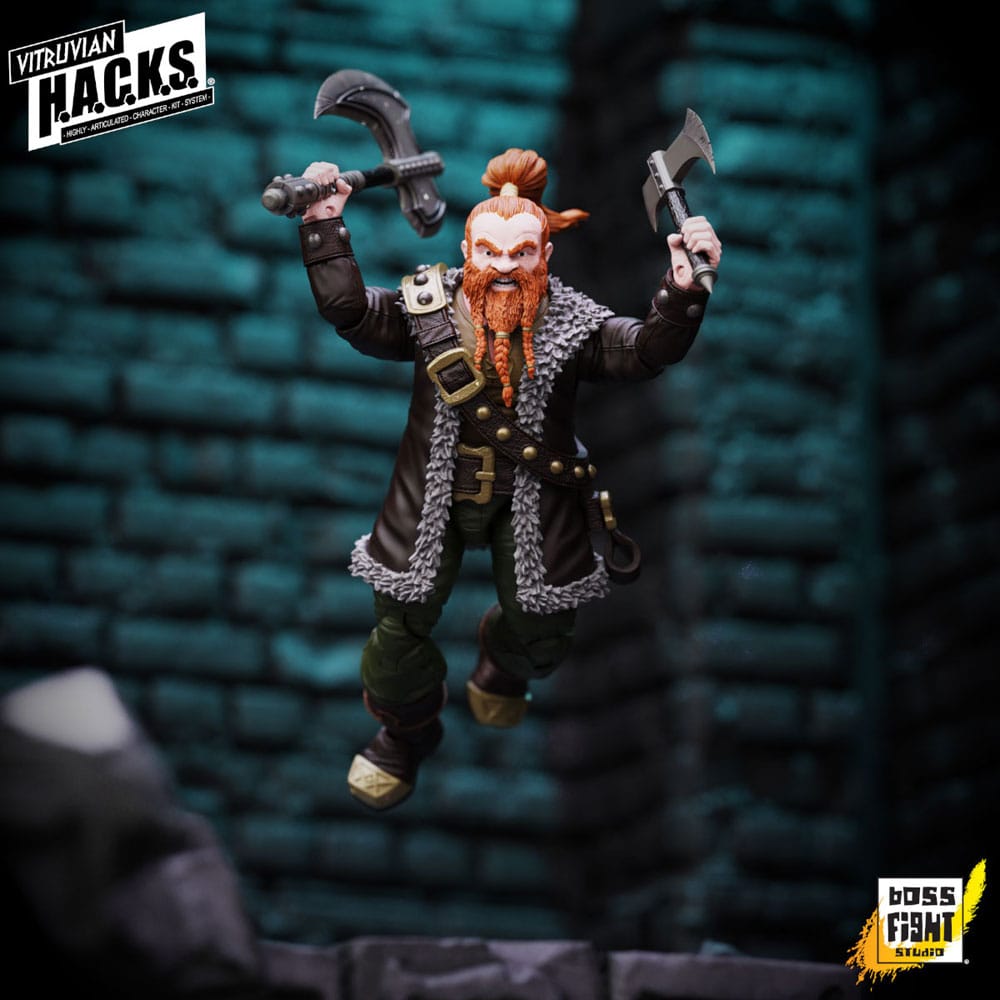 Vitruvian H.A.C.K.S. Figura Dwarf Mercenary Grimgrom - Z POP Toys