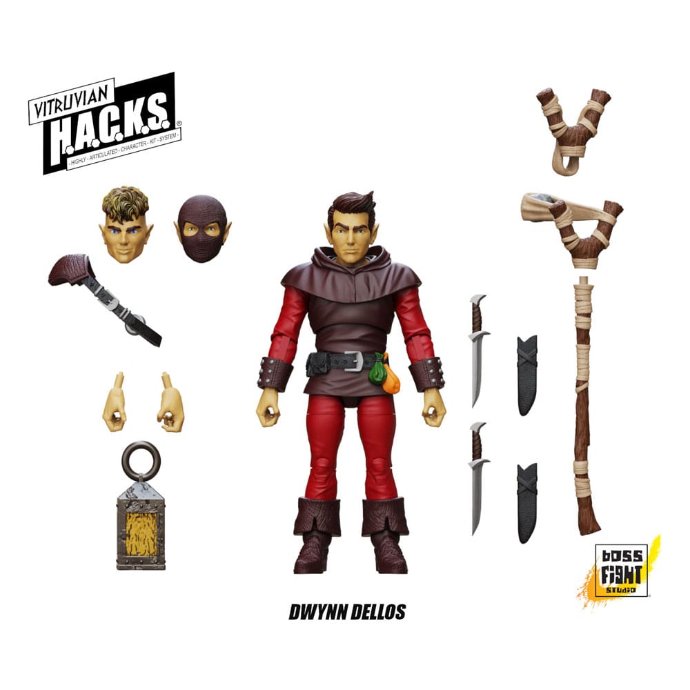 Vitruvian H.A.C.K.S. Figura Halfling Scout Dwynn Dellos - Z POP Toys