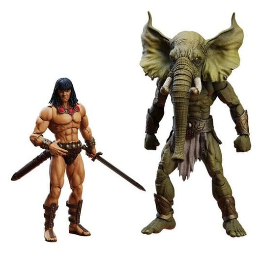 Conan el Bárbaro Epic H.A.C.K.S. Figuras The Tower of the Elephant Set: Young Conan and Yag Kosha