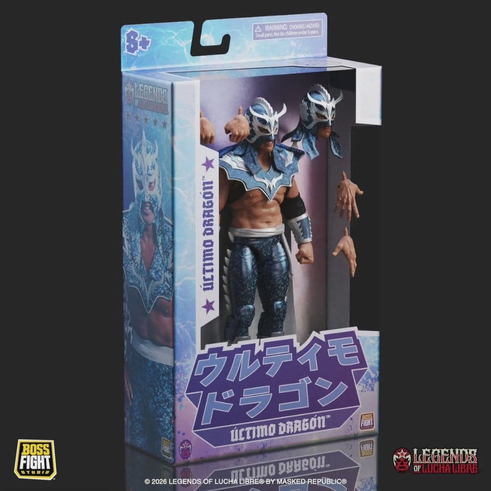 Legends of Lucha Libre Signature Series Figura 1/12 Ultimo Dragon 11 cm