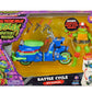 Ninja Turtles: Caos Mutante Figura Raphael & Scooter y sidecar 11 cm