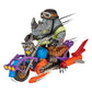 Tortugas Ninja Figura Rocksteady y Chopper 12 cm