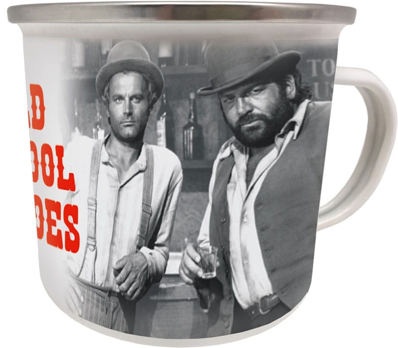 Bud Spencer & Terence Hill Taza Enamel Old School Heroes