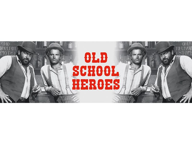 Bud Spencer & Terence Hill Taza Enamel Old School Heroes