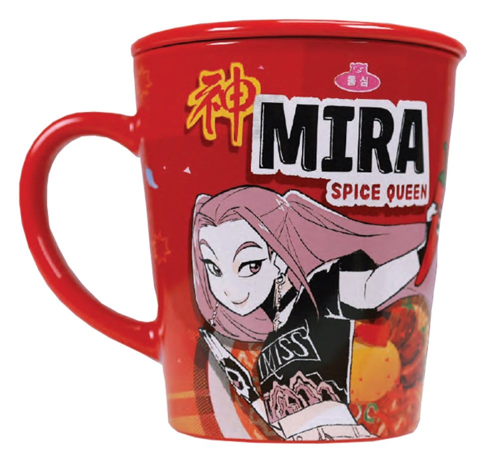 Kpop Demon Hunters Taza con tapa Huntr/x Ramen