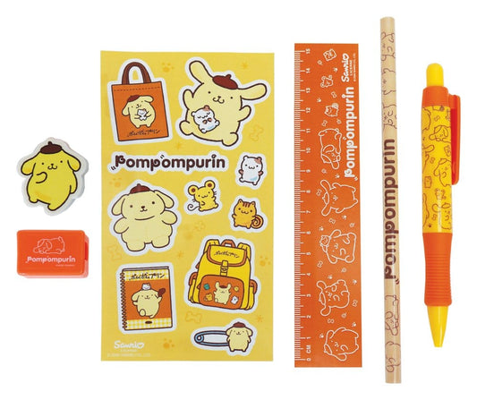 Sanrio pack de 6 Set de Escritura Pompompurin