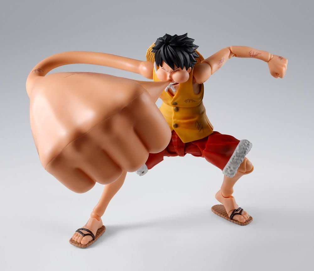 One Piece Accesorios S.H. Figuarts Monkey D. Luffy -Marineford- "Gear Three" 17 cm
