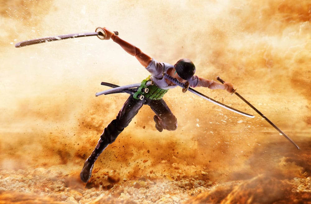 One Piece Figura S.H.Figuarts Roronoa Zoro Romance Dawn Ver. 15 cm