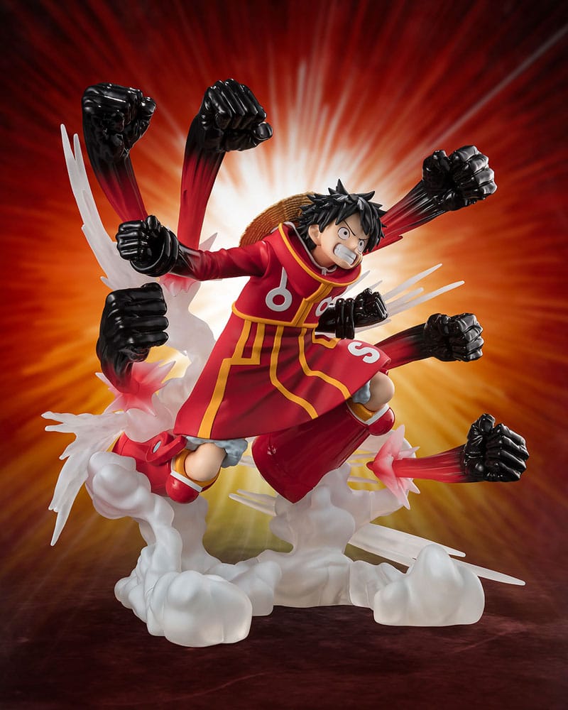 One Piece Figuarts ZERO Extra Battle Estatua PVC Monkey D. Luffy -Gum Gum Hawk Gatling- 19 cm