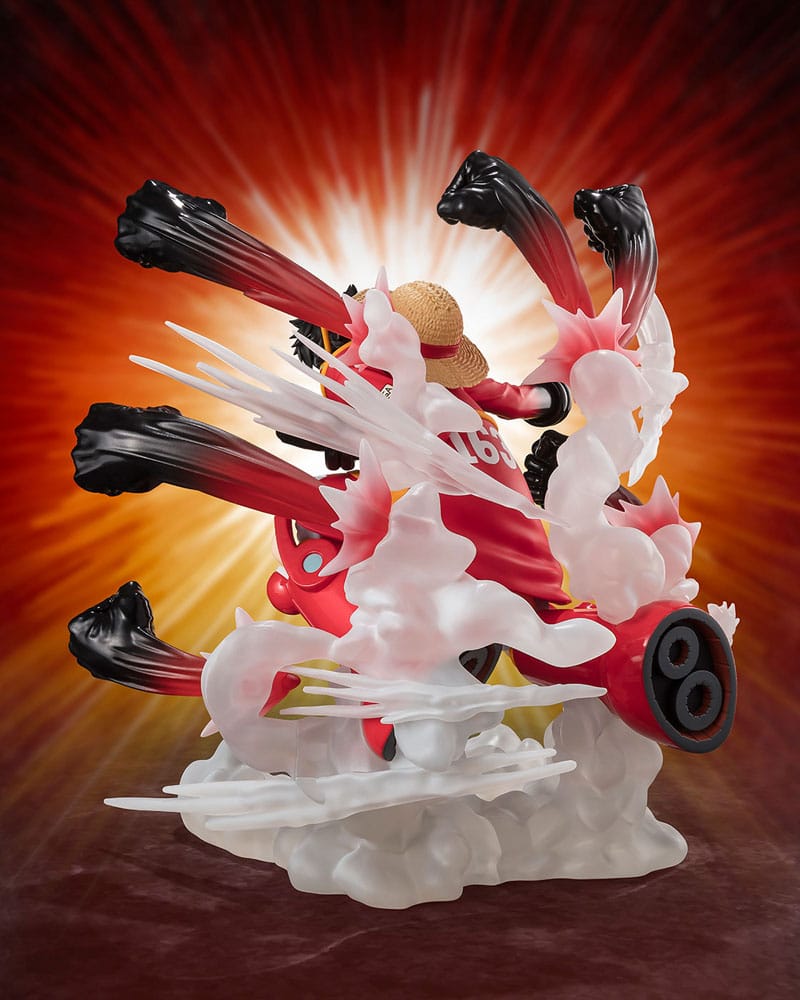 One Piece Figuarts ZERO Extra Battle Estatua PVC Monkey D. Luffy -Gum Gum Hawk Gatling- 19 cm