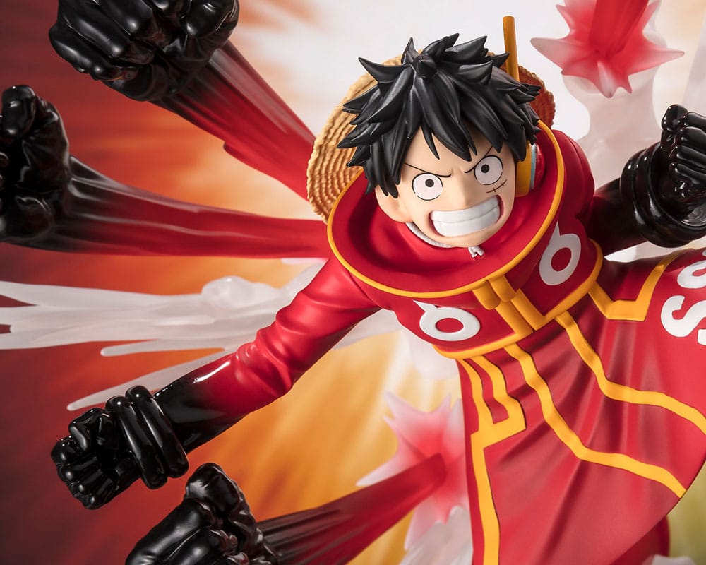 One Piece Figuarts ZERO Extra Battle Estatua PVC Monkey D. Luffy -Gum Gum Hawk Gatling- 19 cm