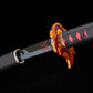 Demon Slayer: Kimetsu no Yaiba Réplica Proplica 1/1 Espada Nichirin (Tanjiro Kamado) Kyojuro Rengoku´s Sword Gueard Ver. 88 cm