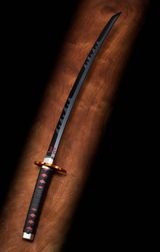 Demon Slayer: Kimetsu no Yaiba Réplica Proplica 1/1 Espada Nichirin (Tanjiro Kamado) Kyojuro Rengoku´s Sword Gueard Ver. 88 cm