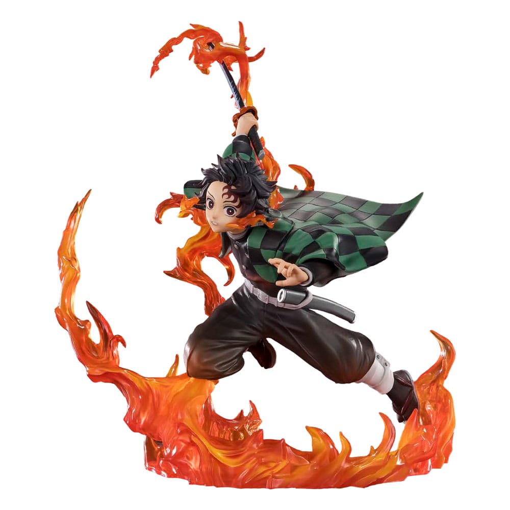 Demon Slayer: Kimetsu no Yaiba Estatua PVC FiguartsZERO Kamado Tanjiro (Kyojuro Rengoku's Sword Guard Ver.) 19 cm