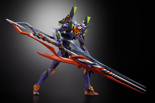 Neon Genesis Evangelion Figura Diecast Metal Build Eva Test Type-01 30th with the Spear of Gaius 22 cm - BANDAI TAMASHII NATIONS FIGURA